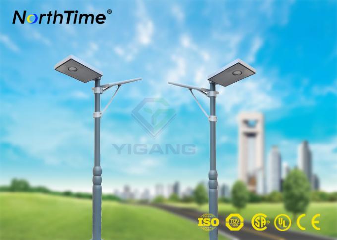 Outdoor 12W LED Street Light With Solar Panel Monocrystalline Silicon Material