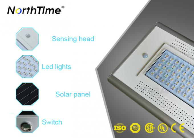 5100-5200 Lumens LED Solar Street Lights for home IP65 Four Rainy days