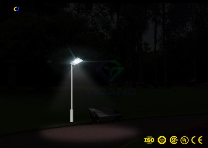 Aluminum Alloy LED Solar Street Lights Rechargeable Lithium Battery 6W - 120W