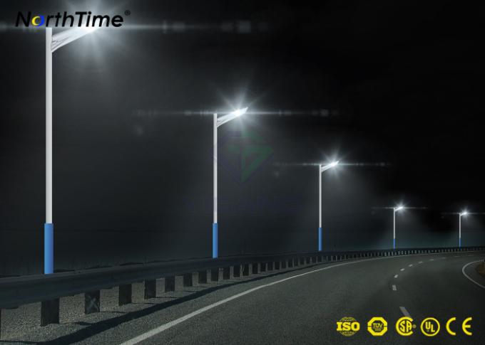Smart LED Solar Street Lights with Bridgelux LED , Solar Powered Led Street Lights