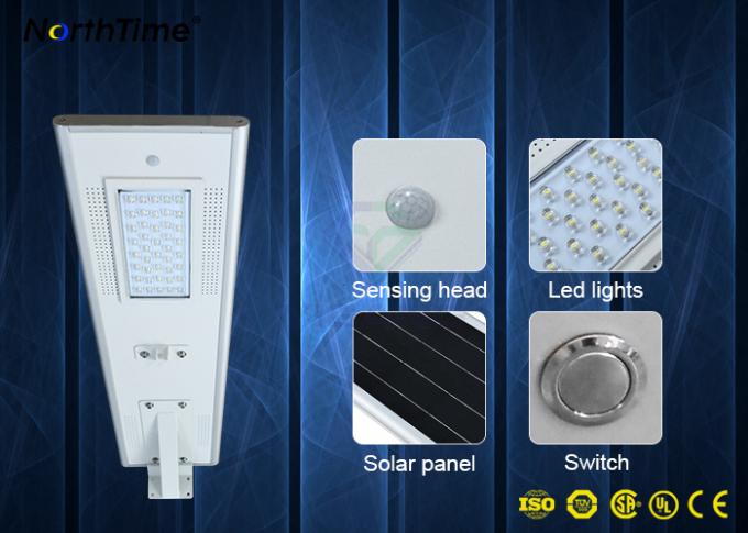 CE RoHs IP65 Approved Solar Powered LED Lighting Systems All In One Solar Light with IP65 Rating