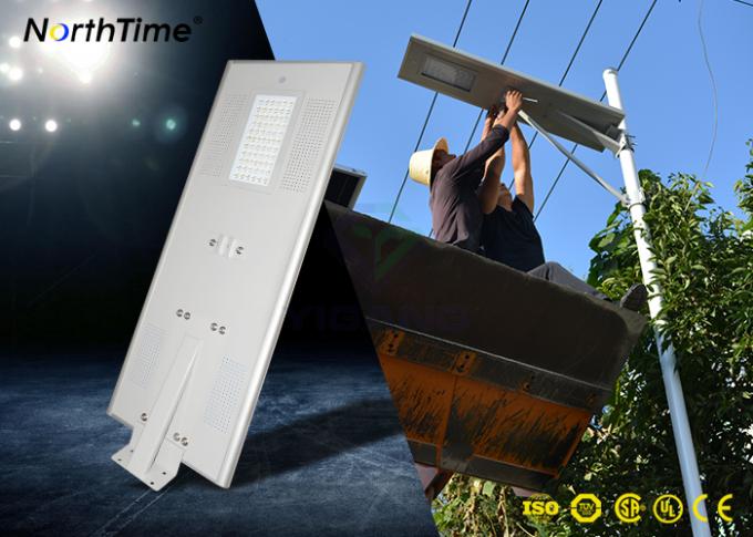 All in One Outdoor Solar Street Lights , Solar Energy Street Lights with Lithium Battery