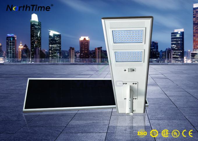 50000 Hours 12V 80AH Lithium Battery 7 Rainy Days Solar Led Street Light With Solar Panel