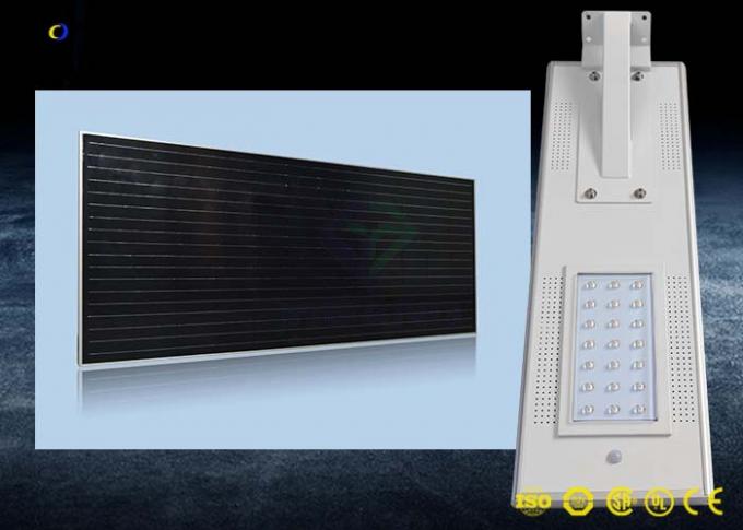 2200LM Smart IP65 Outdoor Integrated Solar Garden Light with Germany Solarworld 50W Panel