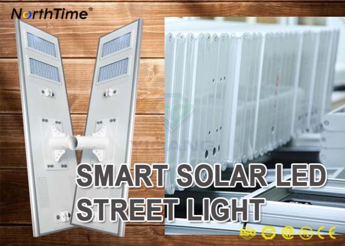 120W 12M Height All In One MPPT Controller 7 Rainy Days SSolar Powered Street Lights For Highway