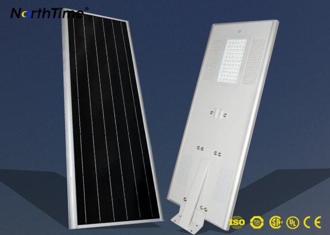 80W Solar Panel Street Lights 12V 60AH Lithium battery IP65 10m height