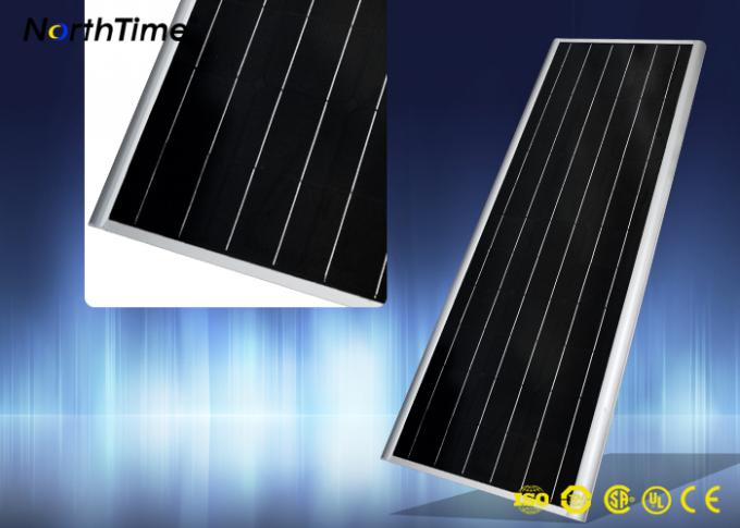 80W Solar Panel Street Lights 12V 60AH Lithium battery IP65 10m height