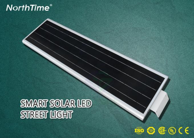 High Lumens Automatic On / Off All-in-One LED Solar Street Lights 6M Height 30W 26AH