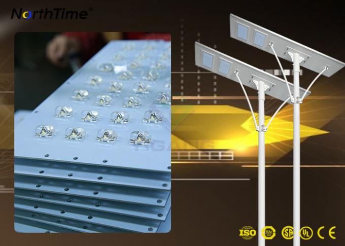 11000LM Energy Saving Solar Panel LED Street Lights With CE,ROHS,IP65 Certificates