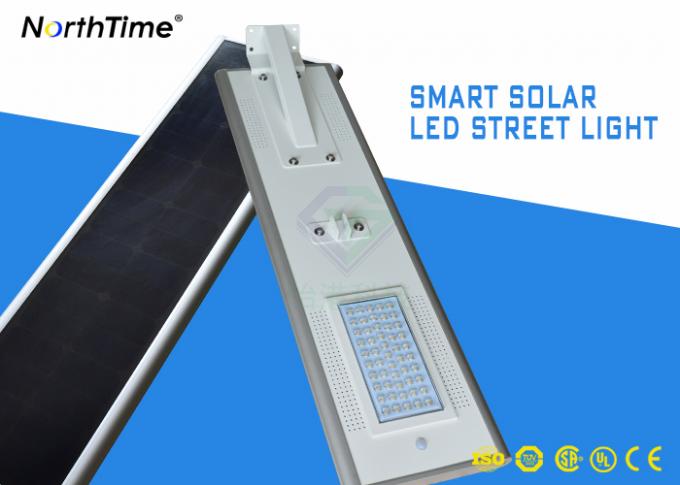 50W Portable LED Solar Street Lights High Luminous Efficiency 100LM / W