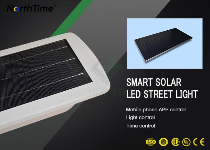 Mini DC 12V IP65 Aluminum Led Solar Garden Street Lights 6w / 8w Energy Saving
