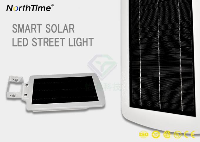 600LM 6 Watt Solar Powered Street Light , Integrated LED Road Lamp