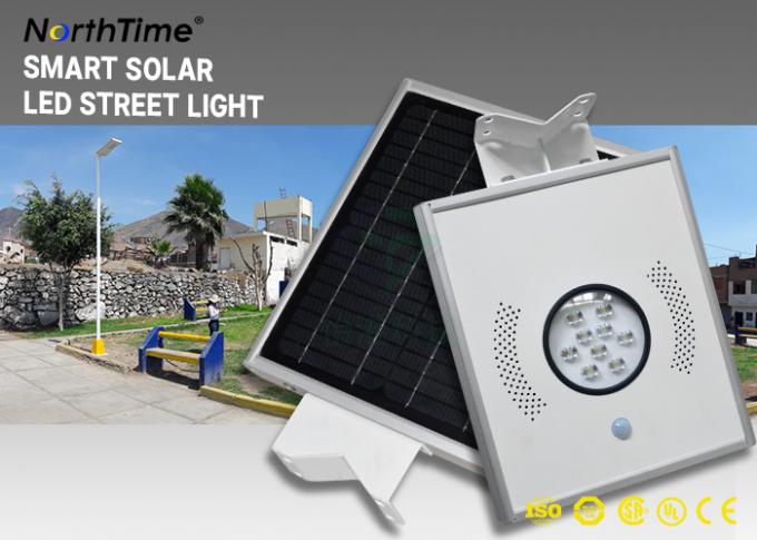 Wireless PIR Sensor Solar Powered LED Street Lights for Industrial Zone / School
