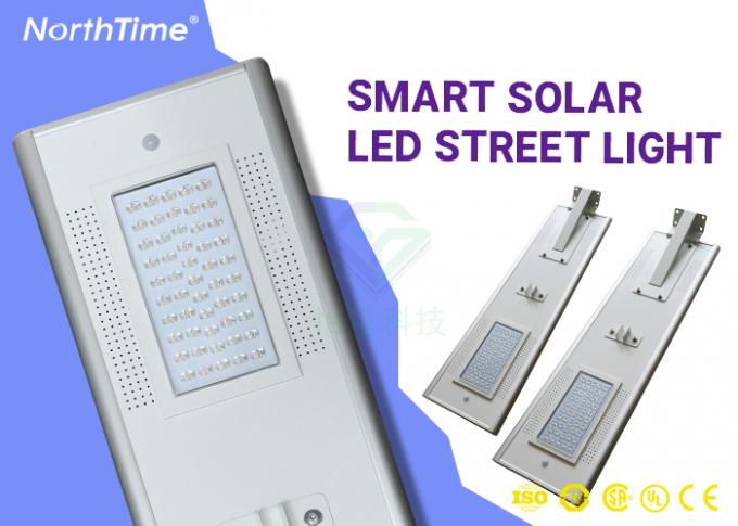 IP 65 Solar Panel Led Street / Road Light , Lithium Battery Light / Smart Phone App Control