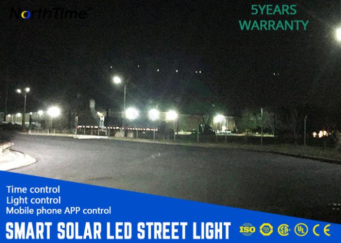 High Efficiency Solar Panel IP65 Outdoor Solar Street Lights 40watt Bridgelux Chip