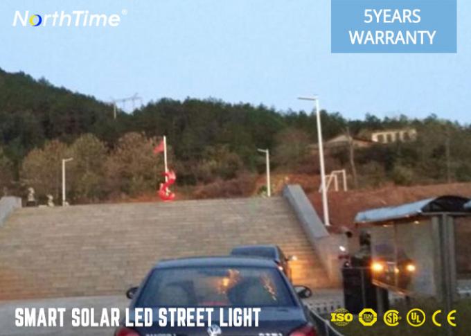 40w High Lumen Motion Sensor LED Solar Street Lights For Yard Waterproof