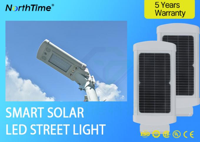 1500LM High Efficiency 10w Solar Powered LED Street Lights With 120° Viewing Angle