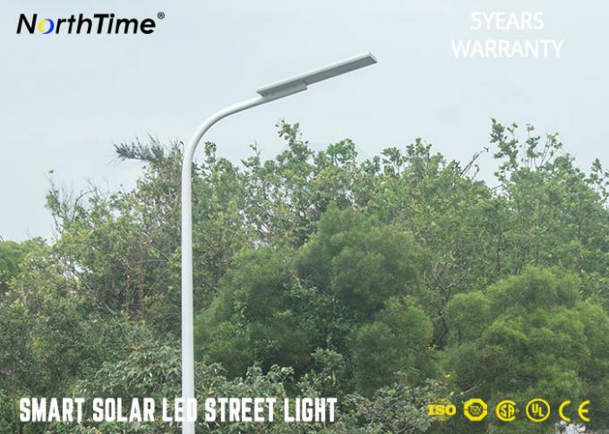 Energy Saving Solar Powered LED Street Lights 25 Watt 85CRI 25M Height