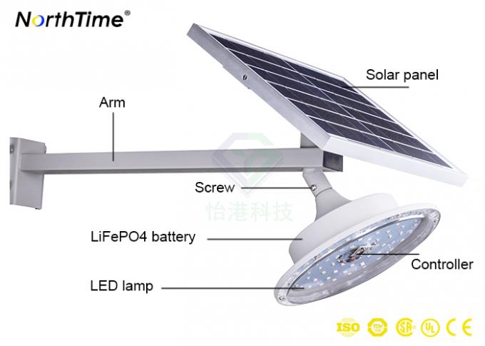 High Lumen Bridgelux 6000K 30 W LED Solar Pathway Light For Government Project