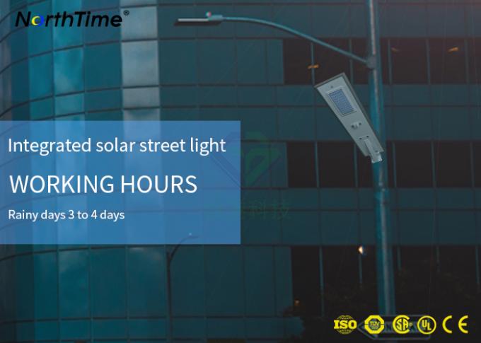 High Brightness Integrated Solar LED Street Lamp For Plaza / Campus / Backyard