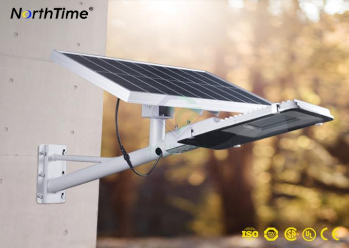 Energy Efficient 25 W LED Street Light With Solar Panel 6 - 7 Hours Charge Time