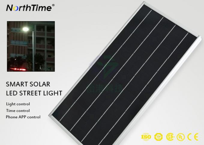 Small Size LED Street Lamp , 6500k Radar Sensor Street Lights Solar Powered