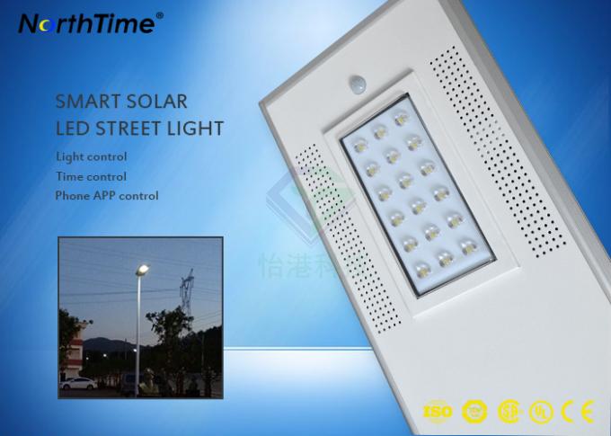 18 W Energy Saving Refinement All In One Solar Street Light / Solar Powered Road Lights