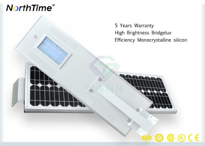 Waterproof Outdoor Solar Street Lights 30W With CCTV Camera ROHS ISO CE