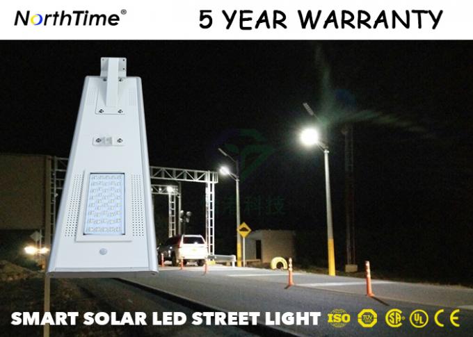 40Watt Integrated Solar Street Light / LED Road Lamp 50000 Hours Lifespan