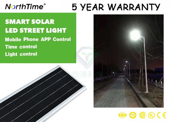 Intelligent Integrated Solar Street Light , 40 W Germany Solarworld Solar Powered Parking Lot Lights