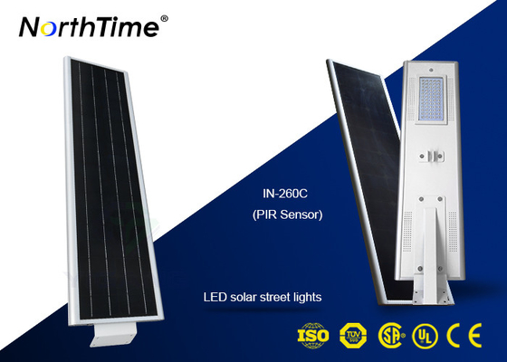 China Bridgelux LEDs Outdoor Solar Light Street Lamp With Sensor 5-7 Rainy Days supplier