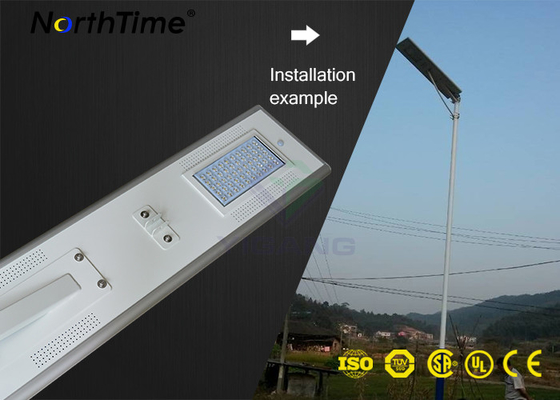 China IP65 High Power Solar Lights Aluminum Automatic Street Lighting With Solar Panel supplier