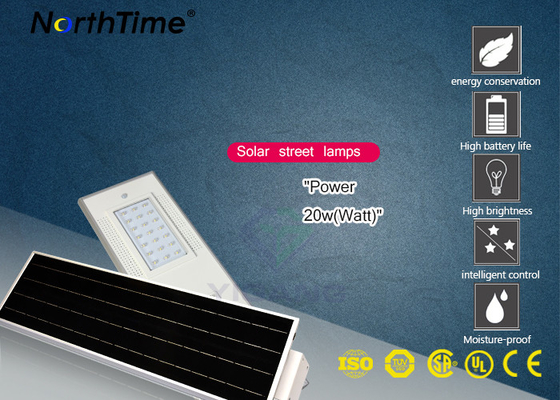 China IP65 Time all in one integrated solar street light  6W - 120W supplier