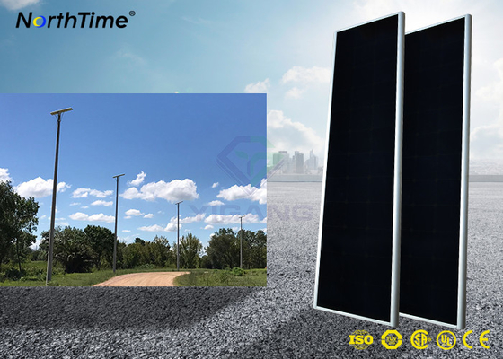 China Free Sample 100W All in One Solar LED Street Light With Light Time Control supplier