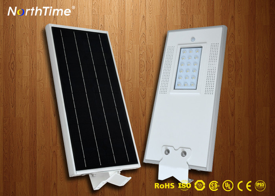 China Waterproof Integrated Solar Street Light With Lithium Battery LiFePO4 12V 13AH supplier