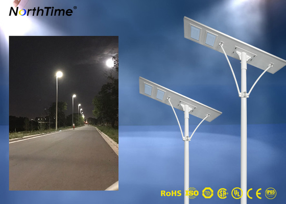 China Bridgelux 100W All in One Integrated LED Solar Street Light For Road and Street supplier