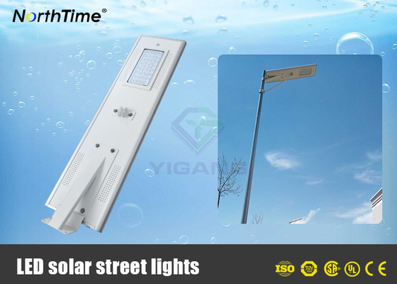 China 18V 65W All In One Solar Panel Street Lights With Patent Controller 5 Year Warranty supplier