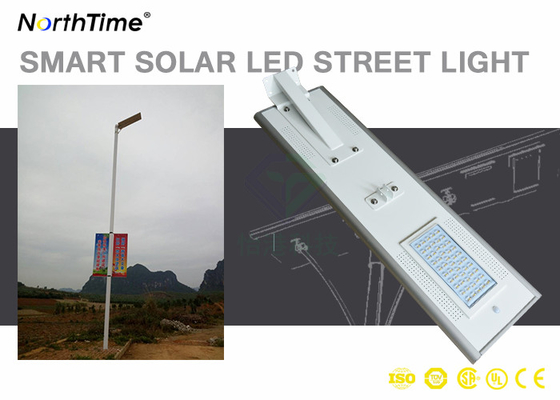 China High Brightness 50 Watt LED Solar Street Lights with 5 Years Warranty supplier