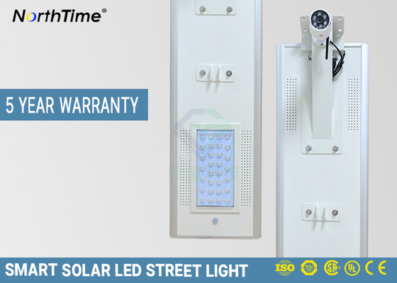 China 18V 65 W LED Solar Street Lights With LiFePO4 Rechargeable Battery 25 Years Lifespan supplier