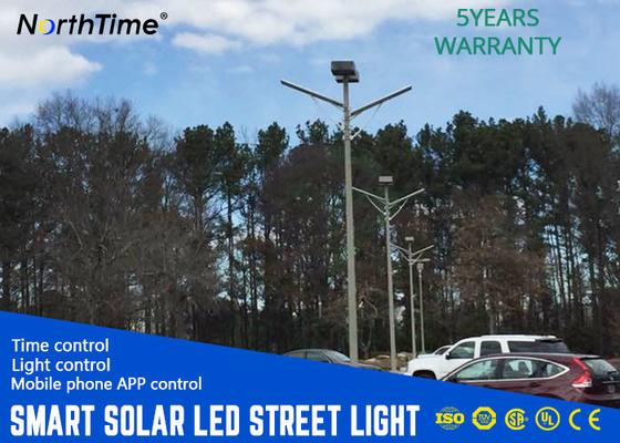 China High Efficiency Solar Panel IP65 Outdoor Solar Street Lights 40watt Bridgelux Chip supplier