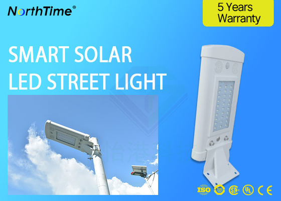 China 1500LM High Efficiency 10w Solar Powered LED Street Lights With 120° Viewing Angle supplier