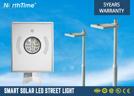 China High Bright 4M 12 Watt LED Solar Powered Street Lamp With US Bridgelux 45mil supplier