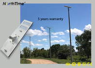 Campus Solar Powered LED Street Lights 60W / 80W / 100W Phone APP Control