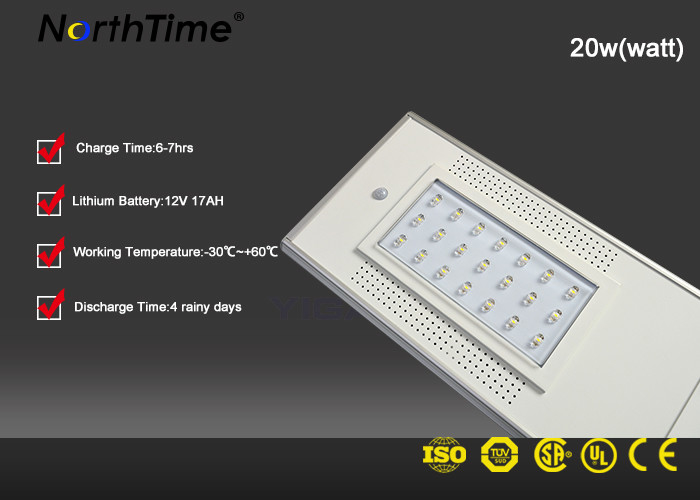 Smart Control Solar Garden Street Lights Ip65 Pir Sensor 6500k 7000k App