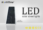 High Brightness Solar Panel Street Lights , Integrated Solar Light Street Lamp With Sensor supplier