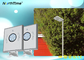 OEM / ODM solar powered outdoor street lights Bridgelux Led Light Source 12V 6AH Lithium Battery supplier