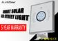 Wireless PIR Sensor Solar Powered LED Street Lights for Industrial Zone / School supplier