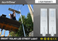 IP 65 Solar Panel Led Street / Road Light , Lithium Battery Light / Smart Phone App Control supplier