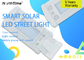 1500LM High Efficiency 10w Solar Powered LED Street Lights With 120° Viewing Angle supplier