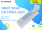 1500LM High Efficiency 10w Solar Powered LED Street Lights With 120° Viewing Angle supplier
